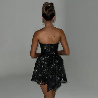 Elena - Glitter Feestjurk